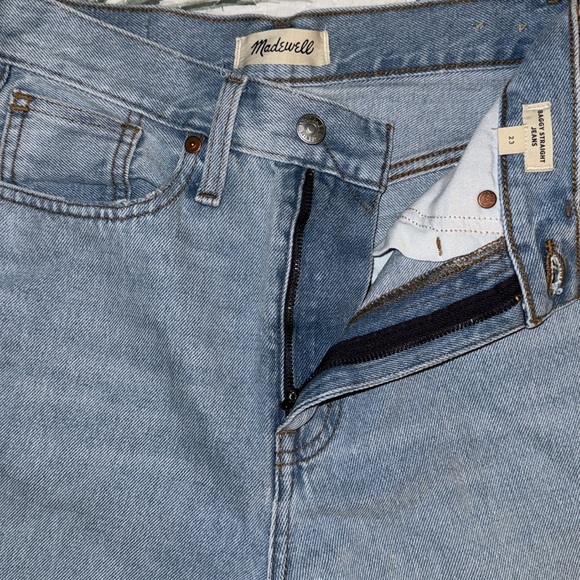 Madewell Baggy Straight Jeans in Berteau Wash Size 23 NWT - Picture 6 of 12